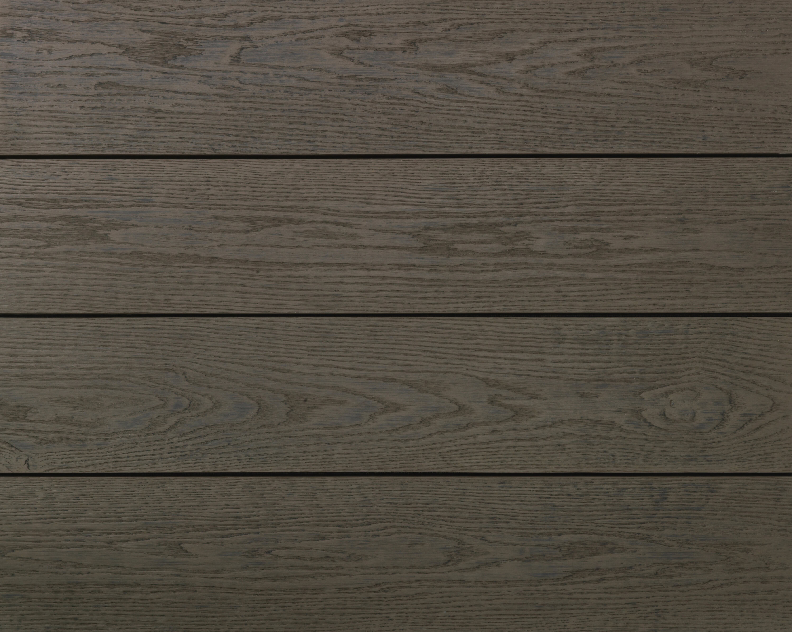 Millboard Enhanced Grain Ebony Grey – bovenaanzicht van de houtnerf en het legbeeld