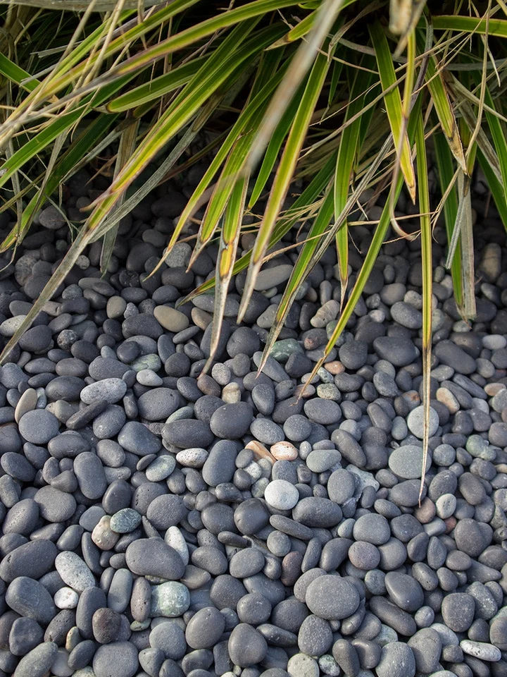 Beach pebbles zwart 5/8mm
