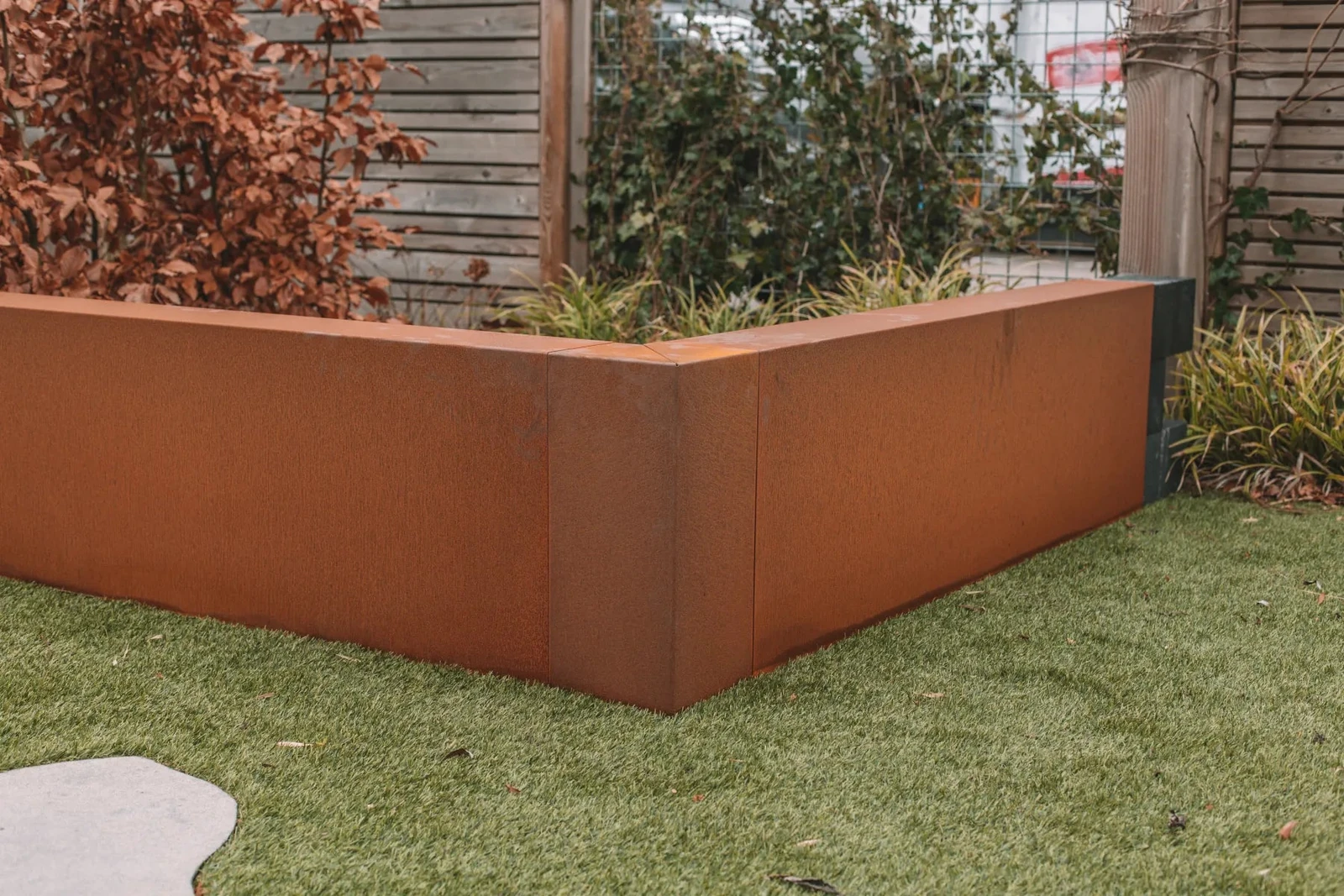 Corten Overzetstuk 12x45x50cm Bruin