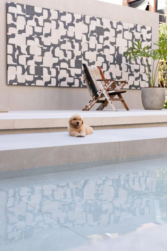 GeoCeramica® Ipanema 80x80x4cm Curly Wave