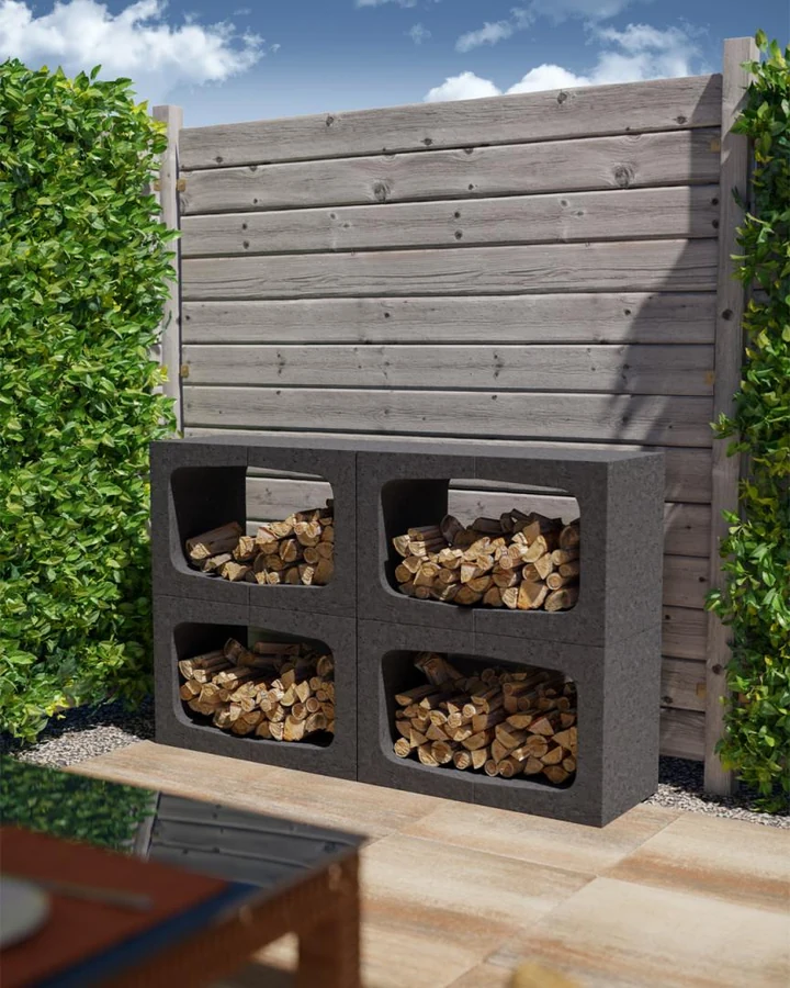 U-element Antraciet 40x40 40x40cm Antraciet