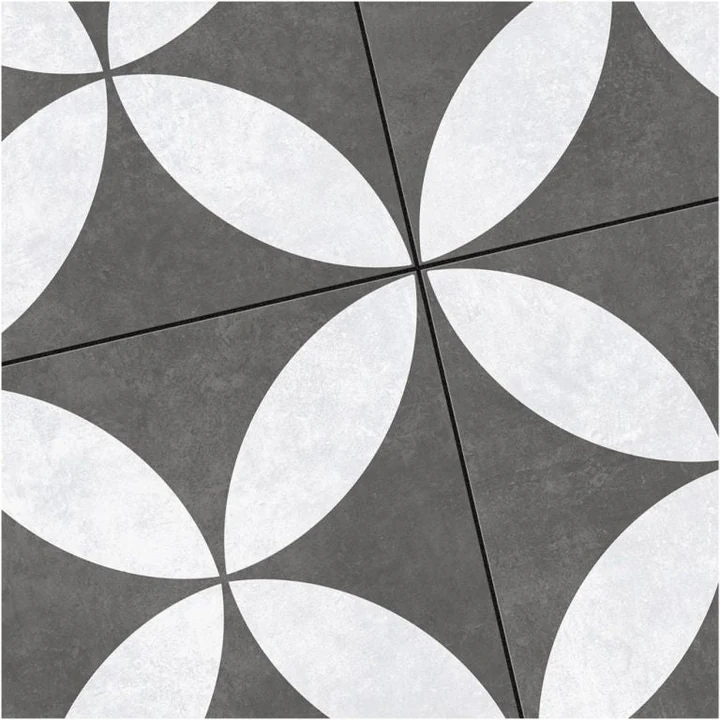 Cerasun flower decor 60x60x4cm Redsun keramische tegel