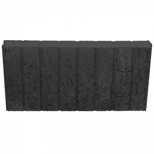 Mini Quadrobandpalissade Zwart 25x6