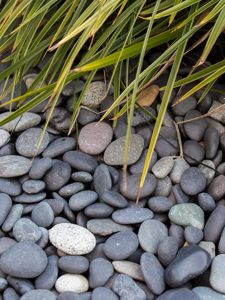 Beach pebbles zwart 5/8mm
