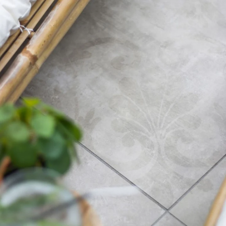 Kera Twice 60x60 Fiammato Taupe Decor