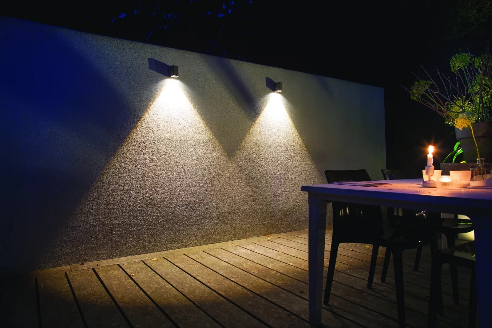 In-Lite Ace Down Wall 12V - Rosé Silver