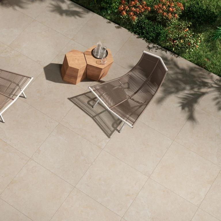 GeoCeramica® Framework Stone 60x60x4cm Beige