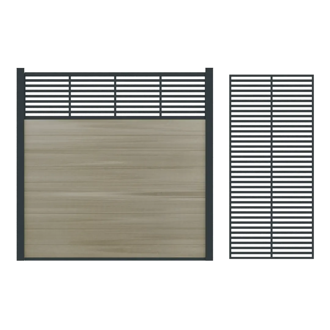 Boston Decopaneel Paxos Verticaal 2x880mm 182cm RAL7016 88x0.2x182cm
