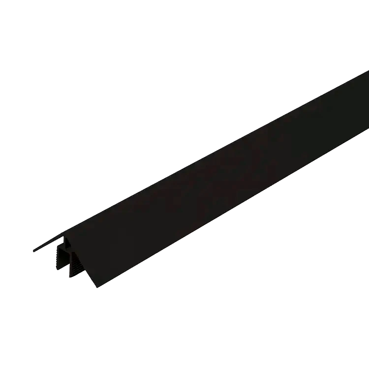 WEO Alu Klikprofiel 50x50mm 300cm Ebony Black 5x5x300cm