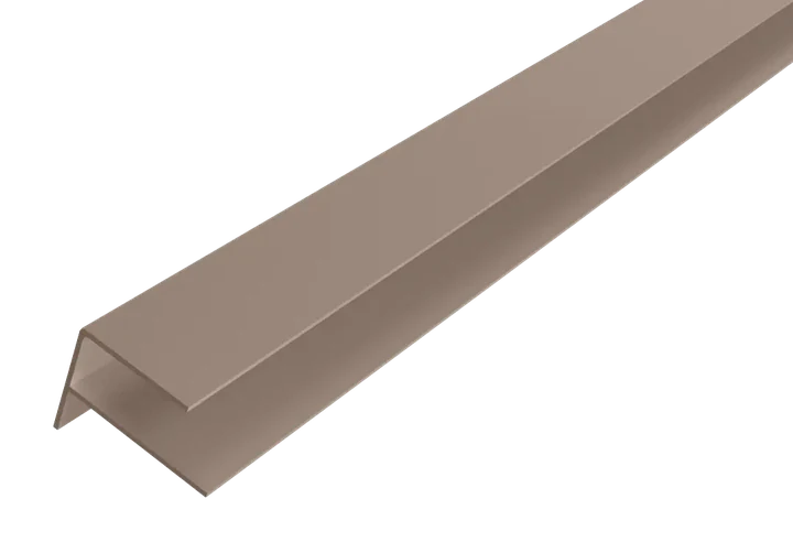 WEO Essential Alu F-profiel 35x45mm 300cm Light Grey 3.5x4.5x300cm