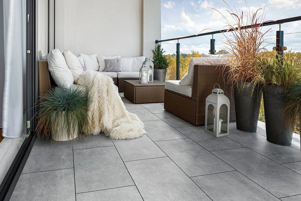 Keramische tegel cilento grigio due 40x80x2cm