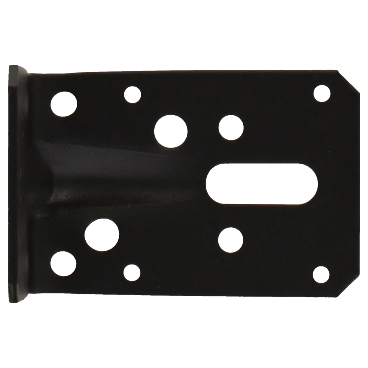 Hoekanker m/ril 90x90x60mm zwart TXT p/stuk