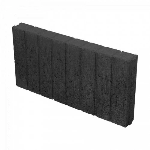 Mini Quadrobandpalissade Zwart 25x6 Excluton