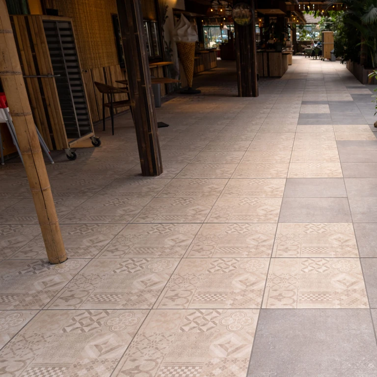 GeoCeramica® Mosaik 60x60x4cm Beige