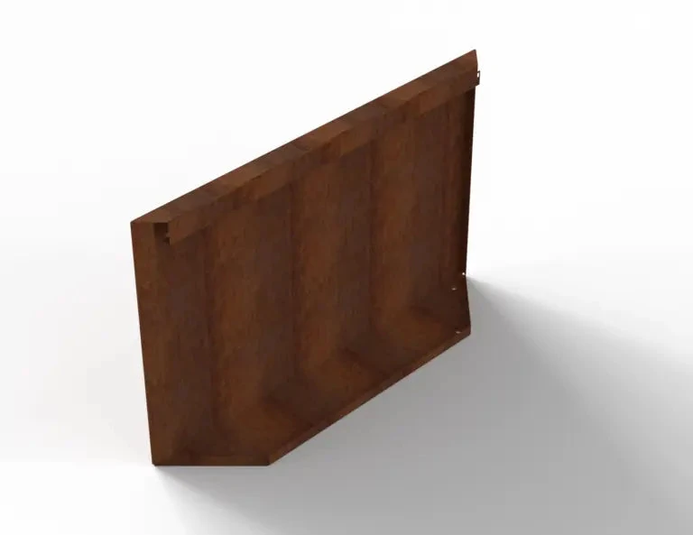 Bloembak Module+ Kopschot paneel (D) 90x56 0,1x56x90cm