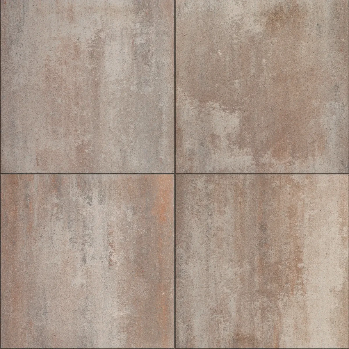 Serenio Bruin/grijs nuance 60x60x4cm Bruin, Grijs