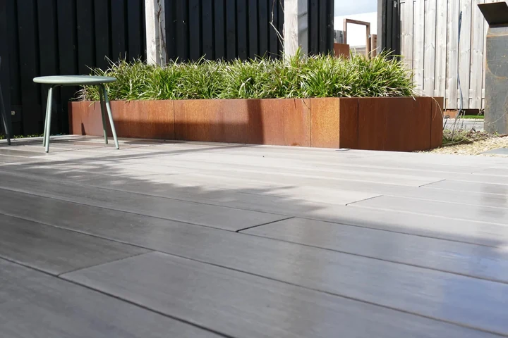 Corten Overzetstuk 12x30x50cm Bruin