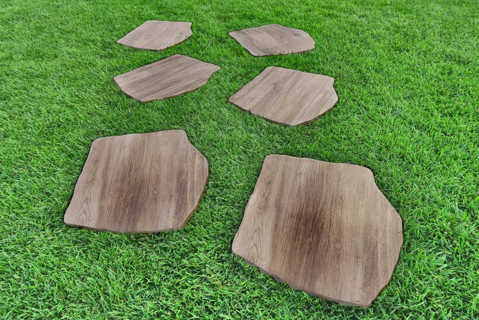 Staptegel Flex Stones Holz Marrone o 42x36x2cm Bruin