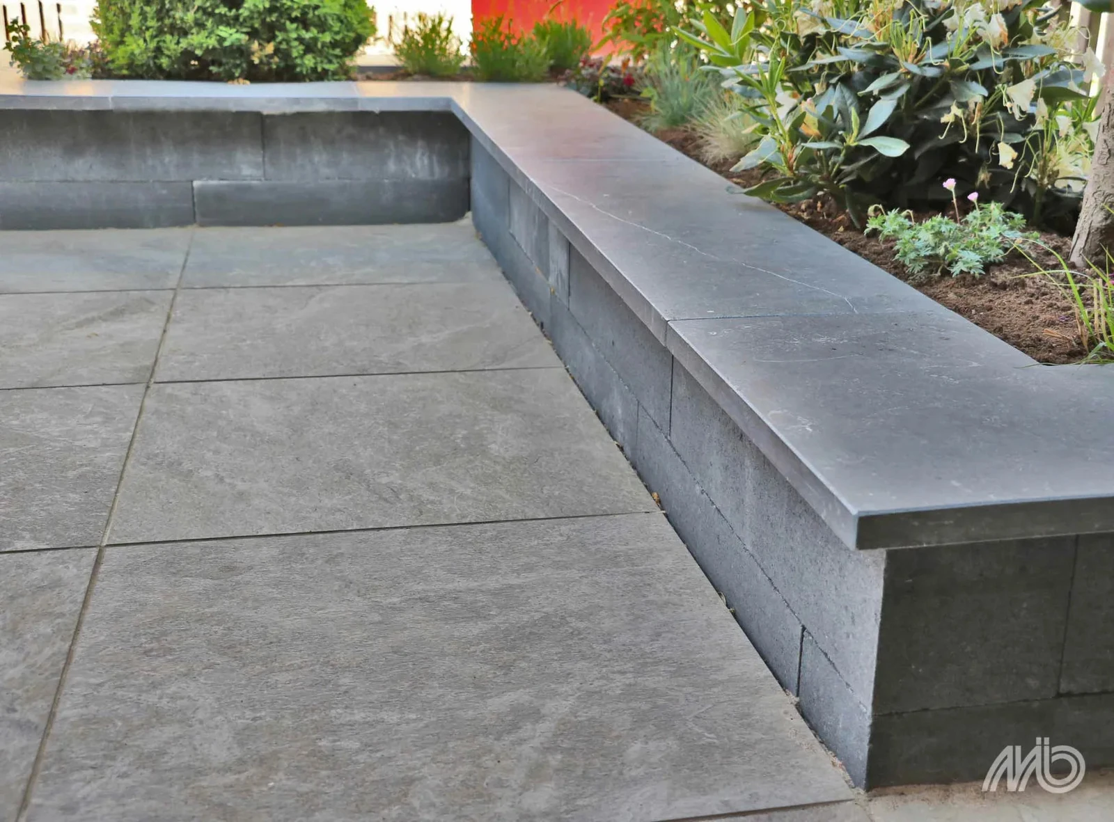 Bluestone VijverrandPrimo 15x3x100cm Blauw, Grijs