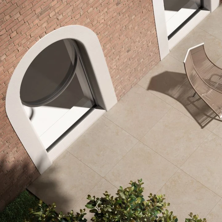 GeoCeramica® Framework Stone 60x60x4cm Beige