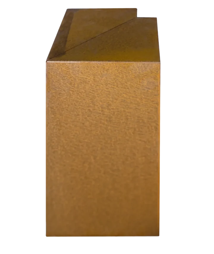 Overzetprofiel Muurblok Hoek Corten 12x45x17cm