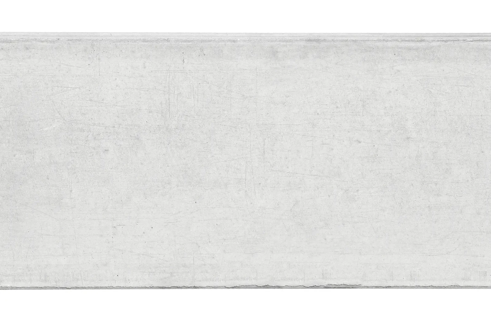 Betonplaat Glad Wit 184x24x3,5cm Dubbelzijdig 24x3.5x184cm Grijs,                                                             Wit