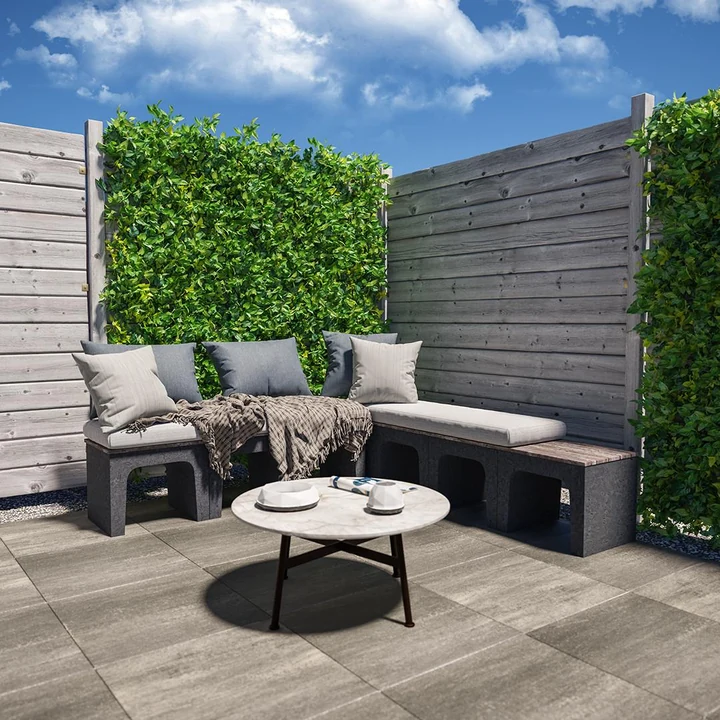 U-element Antraciet 40x40 40x40cm Antraciet