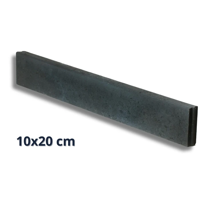 Opsluitband zwart / antraciet 10x20x100 Excluton