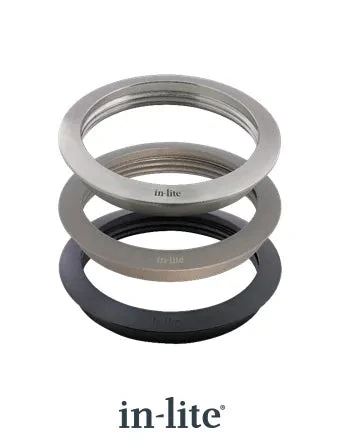 In-Lite RING 68 grondspot accessoire RVS voor BOX 1-PLATE 1