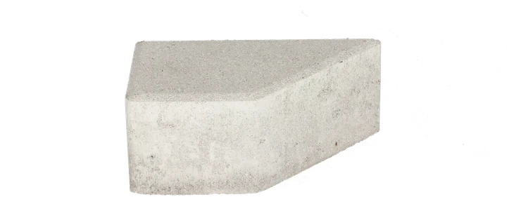 Ecotop Base Kepersteen 8cm tbv 21x10,5 normaal facet grijs PL3 17,5x10,5x8cm Grijs