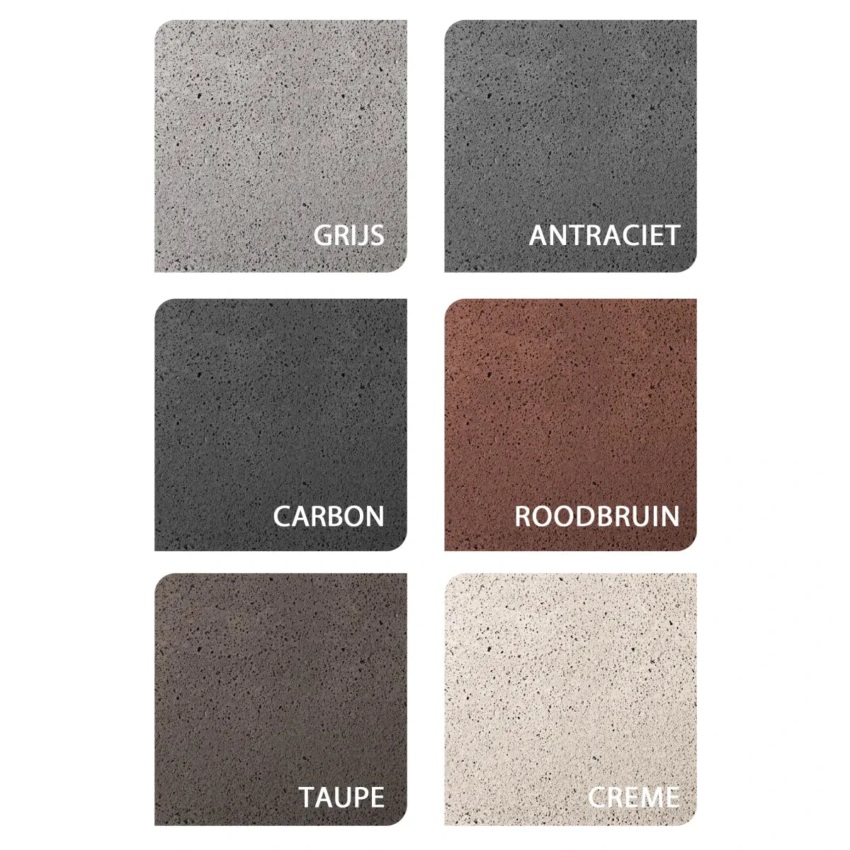 Schellevis Oudhollands Antra Poef 60x40x100cm Antraciet