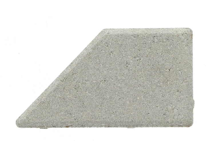Ecotop Base Kepersteen 8cm tbv 21x10,5 normaal facet grijs PL3 17,5x10,5x8cm