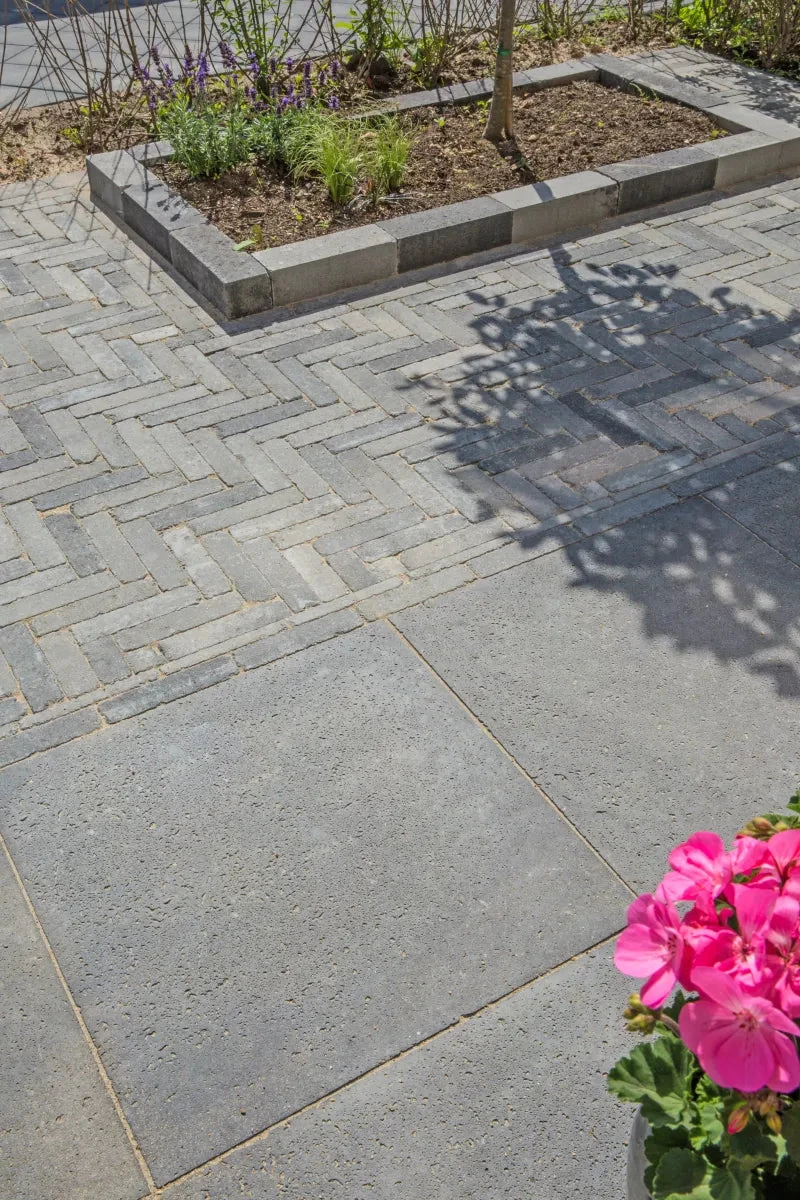 Schellevis Oudhollands Antra Tegel 100x100x10 100x100x10cm Antraciet