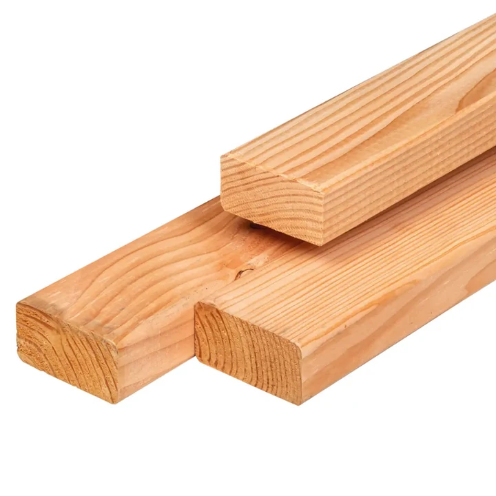 Panlat Douglas Ongedroogd en Fijnbezaagd 2,1x4,5cm