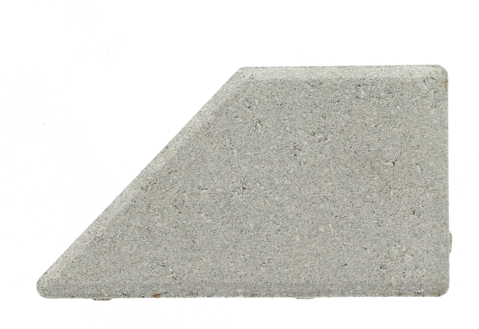 Ecotop Base Kepersteen 8cm tbv 21x10,5 normaal facet grijs PL3 17,5x10,5x8cm