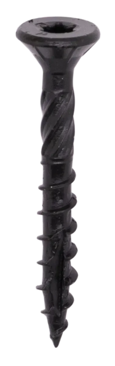Woodies® Ult.Blackline 5x40/24 platverz.kop T25 shield zwart