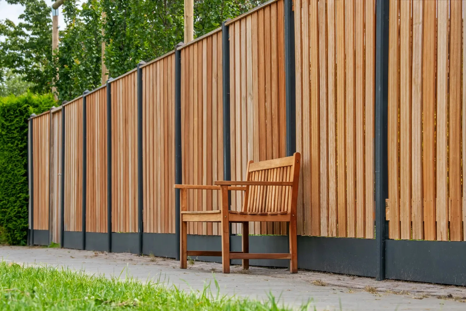 Betonplaat Glad Antra Niet Gecoat 180x24x3,5 Dubbelzijdig 24x3.5x180cm Zwart