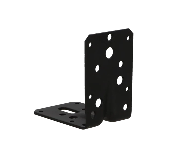 Hoekanker m/ril 90x90x60mm zwart TXT p/stuk