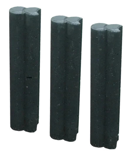 Duo Palissade o6 8,3x25x6cm Antraciet