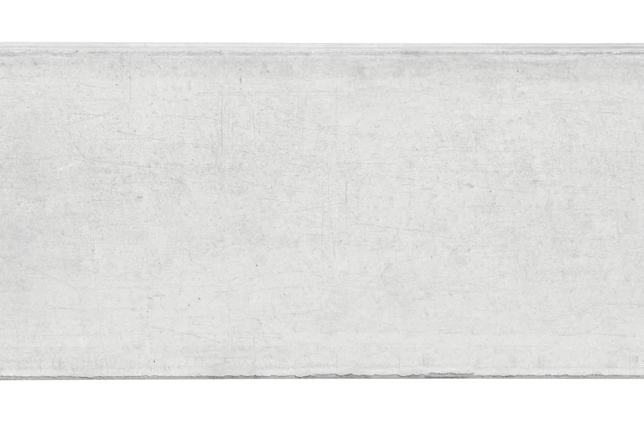Betonplaat Glad Wit 184x24x3,5cm Dubbelzijdig 24x3.5x184cm Grijs,                                                             Wit