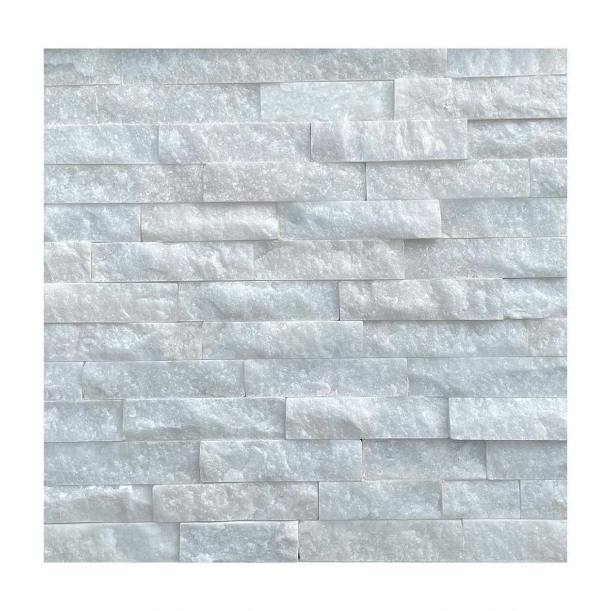 Stone Panels White Quarzite 60x15 cm
