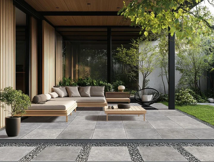 GeoCeramica® Ostuni 60x60x4cm Grigio Grijs