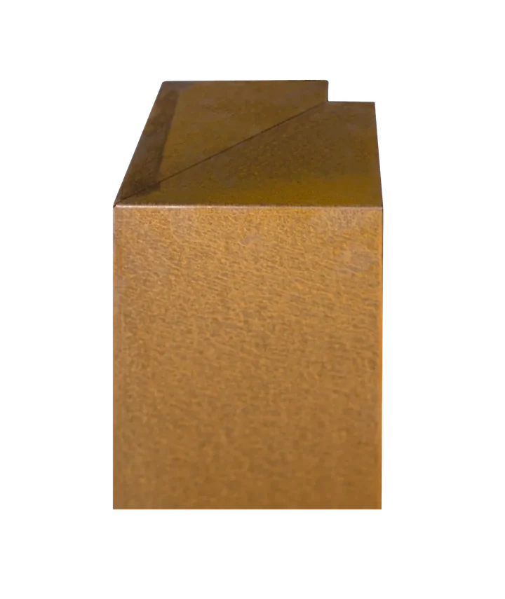 Overzetprofiel Muurblok Hoek Corten 15x30x20cm