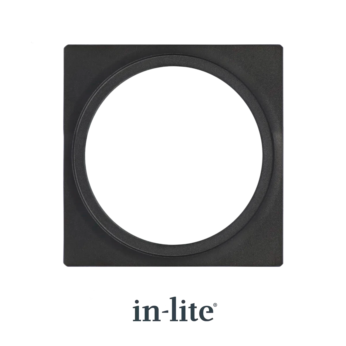 In-Lite PLATE 1 afdekplaat black voor Big Flux - Luna