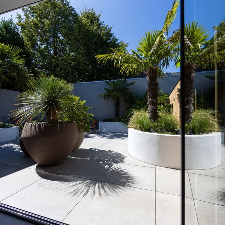GeoCeramica® Concreet 60x60x4cm Silver