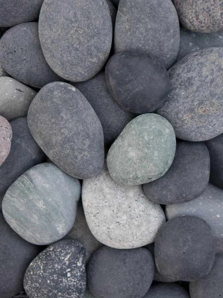 Beach pebbles zwart 5/8mm