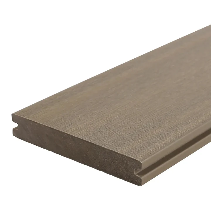 WPC Terrasplank Massief Premium 2,3x13,8x400cm Light Grey 13.8x2.3x400cm Grijs
