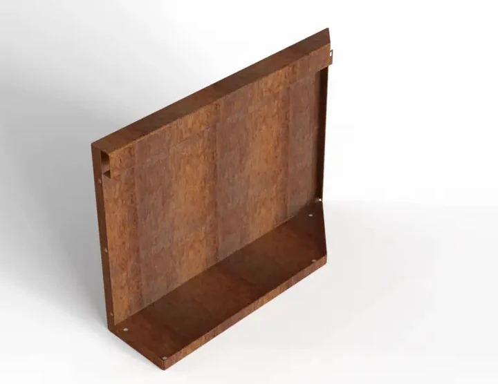 Bloembak Module+ Uitwendig hoekpaneel (B) 60x42 L 0,1x42x60cm