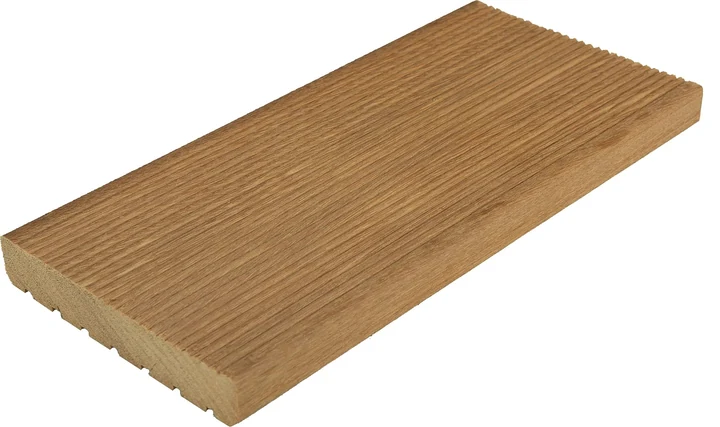 Bangkirai terrasplank glad/grof Premium 2,1x14,5x335cm 14.5x2.1x335cm Hout