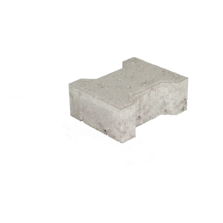 Basicstone H-verbandsteen 20x16,4/11,7x8 normaal facet grijs KOMO PL2 20x16,4x8cm Grijs